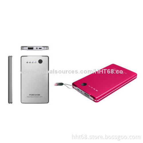 6000mAh chargers for iPhone, fashionable design, available in various colors, 5V/1A output voltageNew